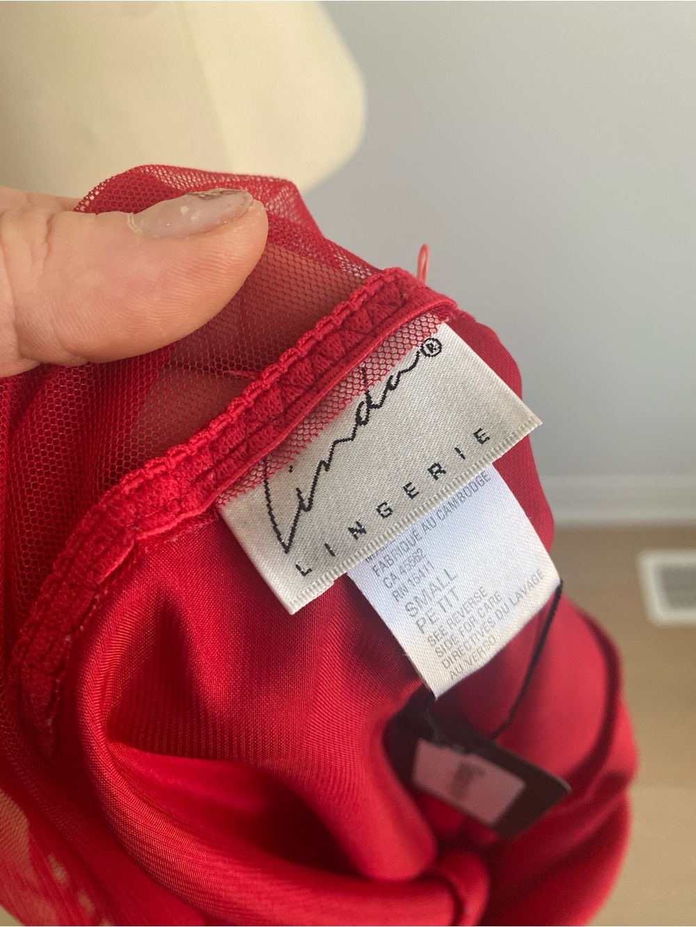 Linda Lingerie V-Neck Slip Dress - Picture 6 of 6